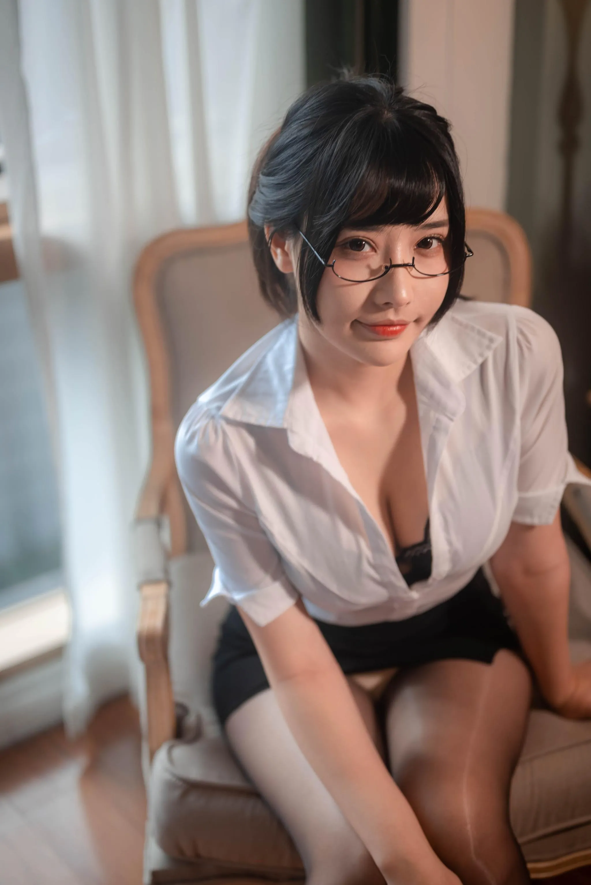 糖果果Candy – NO.07 室内ol [102P]插图8